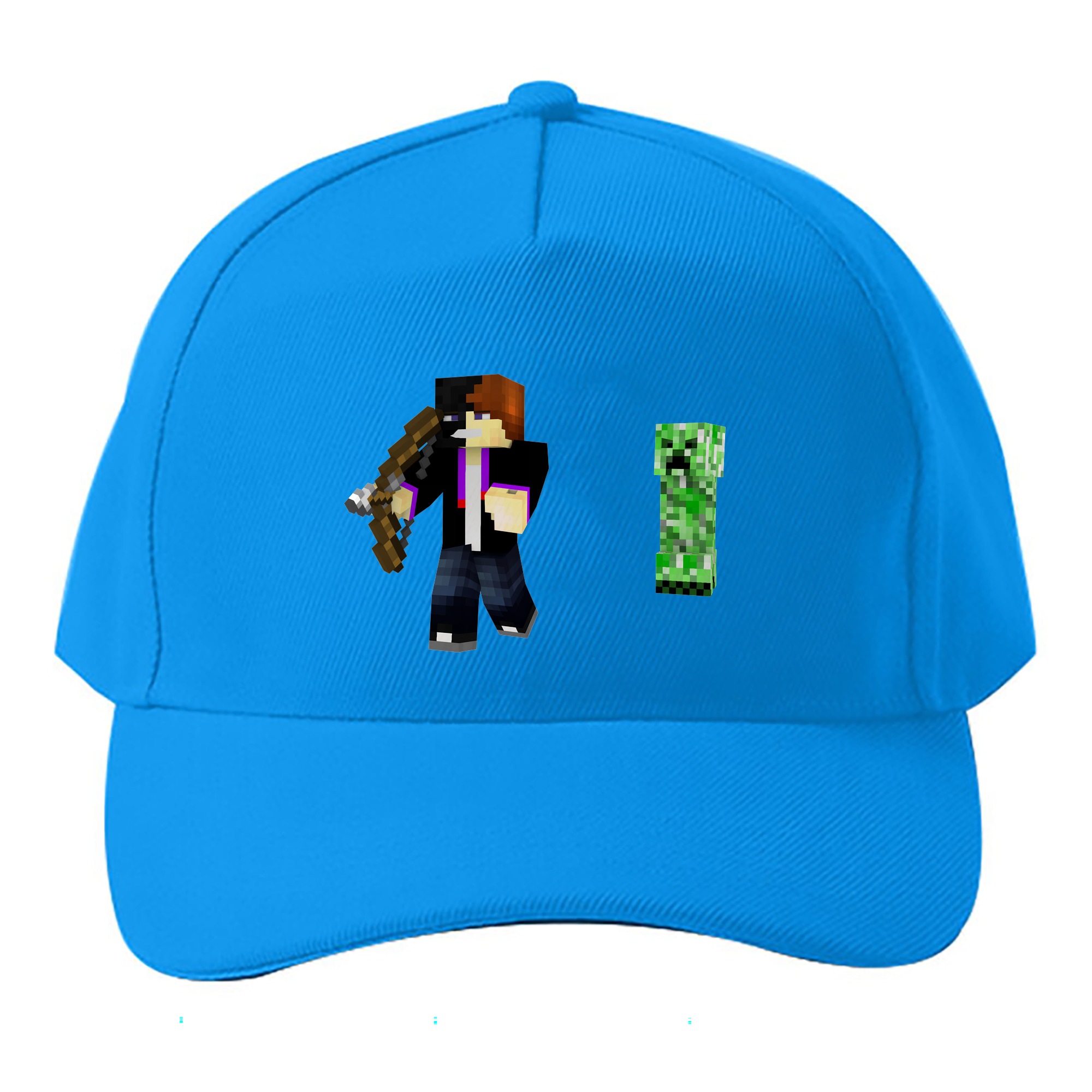 （画像用） マインクラフト ブロックの世界 Minecraft MC Block world ベースボールキャップ 綿100％ 男女兼用 帽子 スポーツ